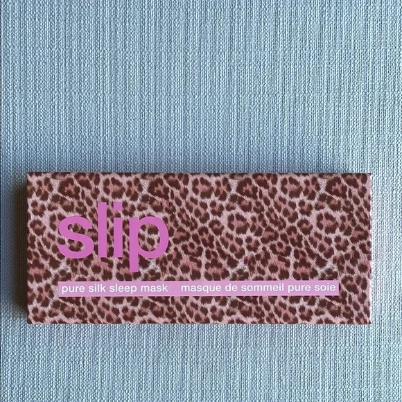 Slip Pink leopard Silk Face Mask